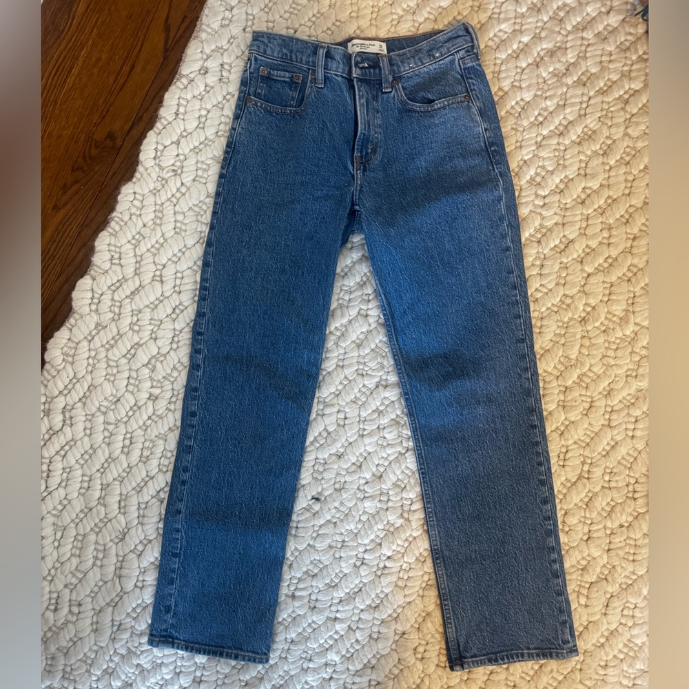 Abercrombie & Fitch Straight Blue Jeans